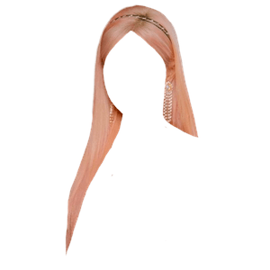 blonde hair png pink headband