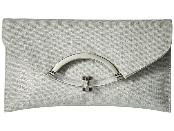 Nina - Valdez (Silver) Clutch Handbags