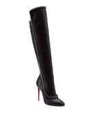 Christian Louboutin Bolcheva Fringe Red Sole Knee Boots | Neiman Marcus