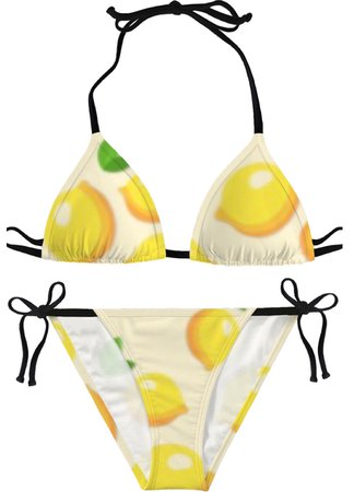 lemon bathing suit