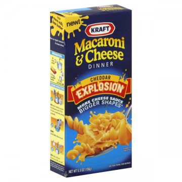 Kraft Macaroni & Cheese Dinner Cheddar Explosion