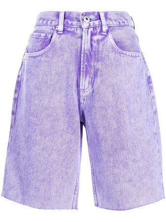 Shop Ground Zero knee-length denim shorts with Express Delivery - FARFETCH