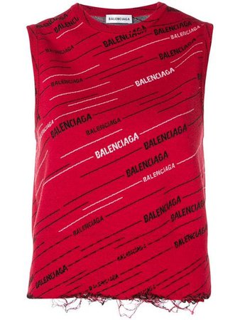 Balenciaga logo tank top $895 - Buy Online - Mobile Friendly, Fast Delivery, Price