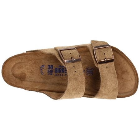 brown leather Birkenstock sandals
