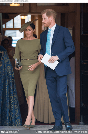Harry and Meghan Louis