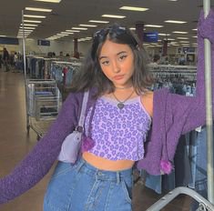 soft girl outfit💜☁️