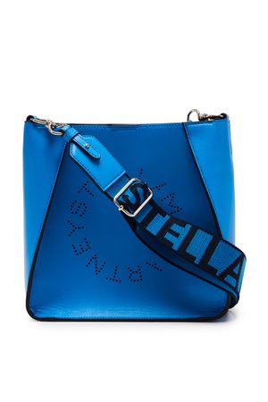 Голубая сумка Stella Logo Stella McCartney – купить в интернет-магазине в Москве