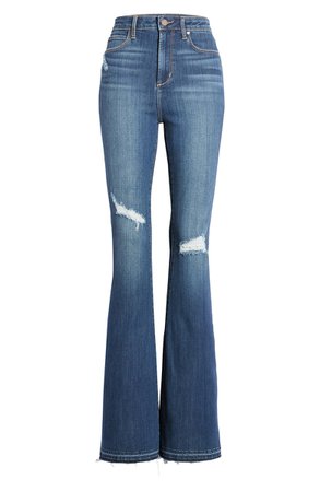 Articles of Society Bridgette Ripped High Waist Flare Jeans (Hanford) | Nordstrom