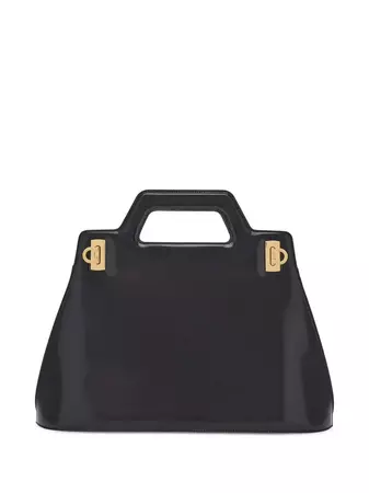 Ferragamo top-handle Leather Tote Bag - Farfetch