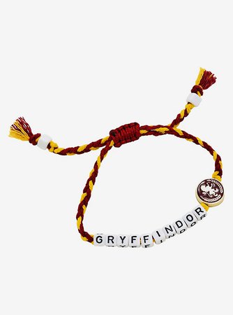 Harry Potter Gryffindor Letter Bead Braided Bracelet - BoxLunch Exclusive