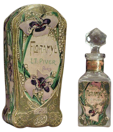 Edwardian Perfume and packaging, Floramye Perfume By L.T. Piver  Source