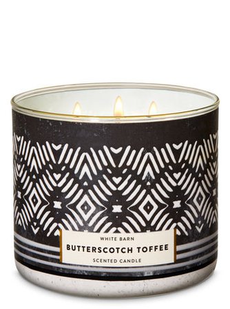 Butterscotch Toffee 3-Wick Candle | Bath & Body Works