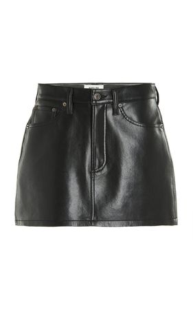 Liv Recycled Leather Mini Skirt By Agolde | Moda Operandi