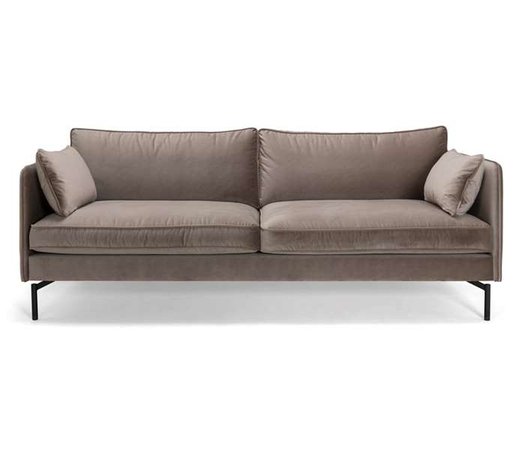Prime soffa - 3-sits Maxi i tyg Diamond muskot - Svenska Hem