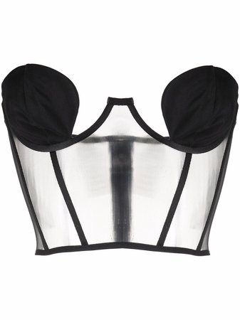 Top estilo corset de malla Nensi Dojaka - Compra online - Envío express, devolución gratuita y pago seguro
