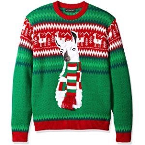 Festive Llama Ugly Christmas Sweater
