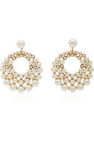 Click Product to Zoom Jennifer Behr Prianna Gold-Plated Swarovski Pearl Earrings