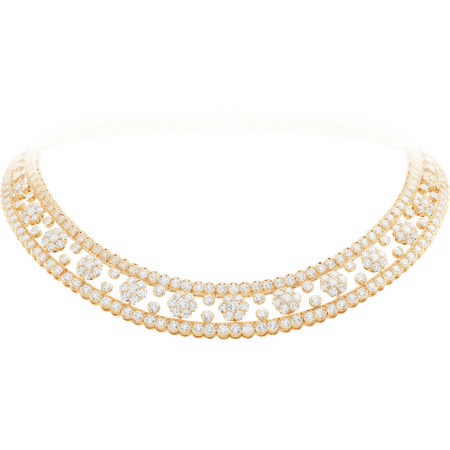 Snowflake necklace - VCARO3RR00- Van Cleef & Arpels