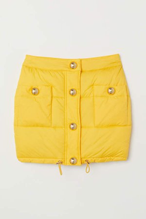 Padded Skirt - Yellow