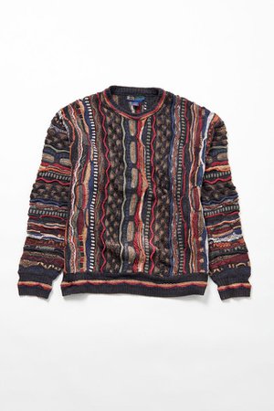 Vintage ‘90s Multi-Stripe Sweater | Urban Outfitters