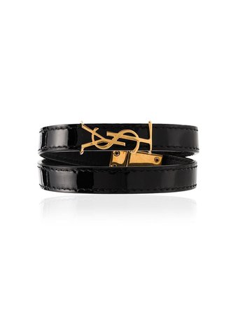 Saint Laurent Opyum Double Wrap Bracelet Aw20 | Farfetch.Com