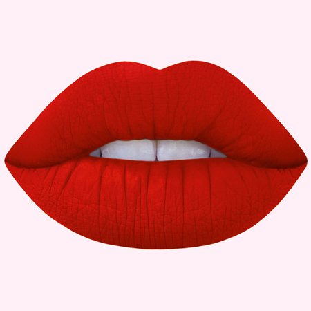 New Americana: Bright Red Matte Velvetines Vegan Lipstick - Lime Crime