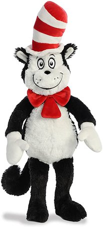 Amazon.com: Aurora - Dr Seuss - 20" Cat in The Hat, Red, White, Black: Toys & Games