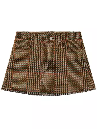 Stella McCartney Wool Tweed Mini Skirt - Farfetch
