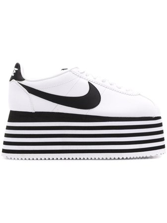 Comme Des GarÇOns Comme Des Garcons White Nike Edition Platform Cortez Sneakers In 2 White | ModeSens
