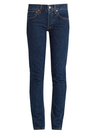 High-rise straight skinny-leg jeans | Re/Done Originals | MATCHESFASHION.COM