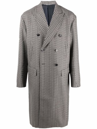 Valentino Houndstooth double-breasted Coat - Farfetch