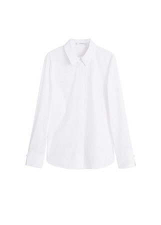 MANGO Buttoned cotton shirt