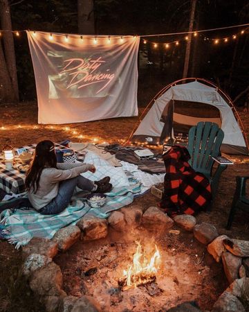 cozy camping aesthetic