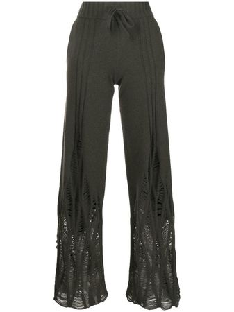 Dion Lee Distressed high-waist Trousers - Farfetch