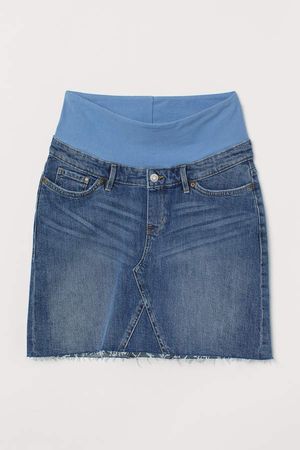 MAMA Denim Skirt - Blue
