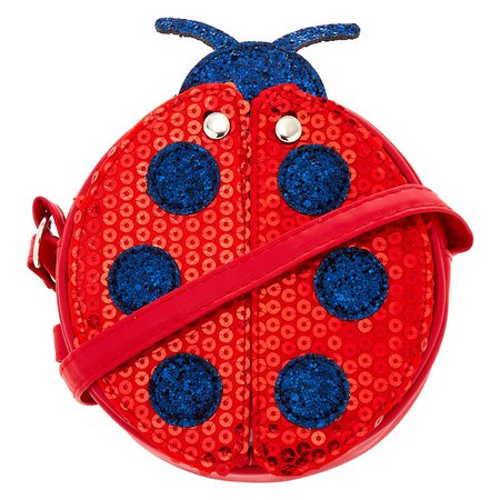 Claire's Club Ladybug Crossbody Bag - Red | Claire's