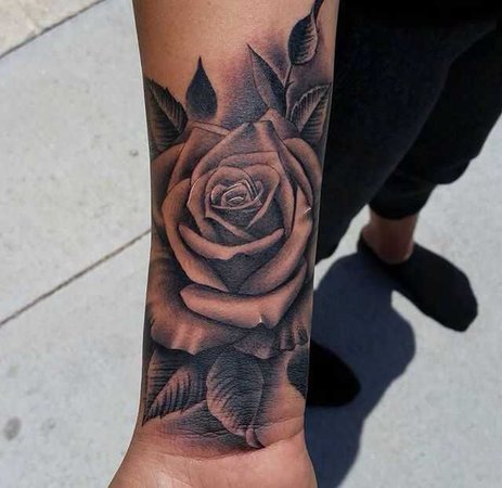rose wrist tattoos for women - Google Search