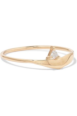 SARAH & SEBASTIAN | Fragment gold diamond ring | NET-A-PORTER.COM