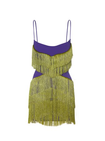 The Attico Dresses | The Attico - ''Josephine'' prism violet mini dress