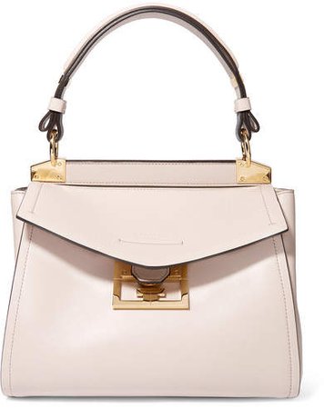 Mystic Small Leather Tote - Beige