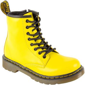 Dr Martens Kids Shoes 8-Hole Delaney Wild Yellow 15382739 Original Doc | eBay