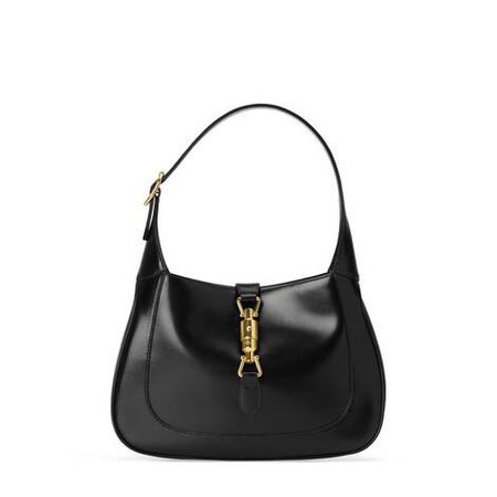 Jackie 1961 Small Hobo Bag In Black Leather | GUCCI® UK