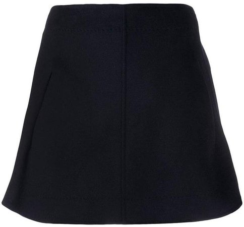 straight A-line skirt