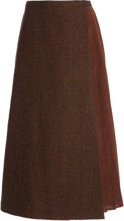 Rejina Pyo Belma Wool-Linen Skirt