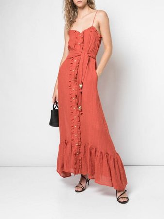 Lisa Marie Fernandez front button maxi dress $745 - Buy Online AW19 - Quick Shipping, Price