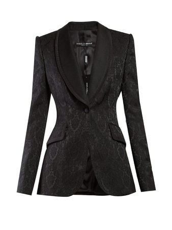 Single-breasted floral-jacquard blazer | Dolce & Gabbana | MATCHESFASHION.COM