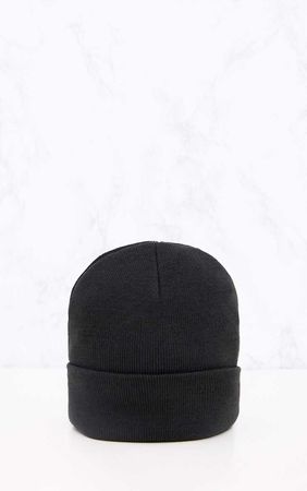 Black Beanie Hat | Accessories | PrettyLittleThing