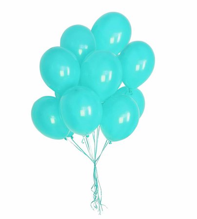 12 Premium Turquoise Latex Balloons Turquoise Balloons | Etsy