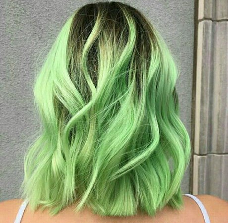 light green hair - Google Search