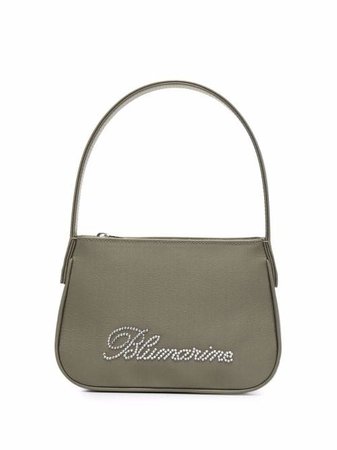 Blumarine rhinestone-logo Tote Bag - Farfetch